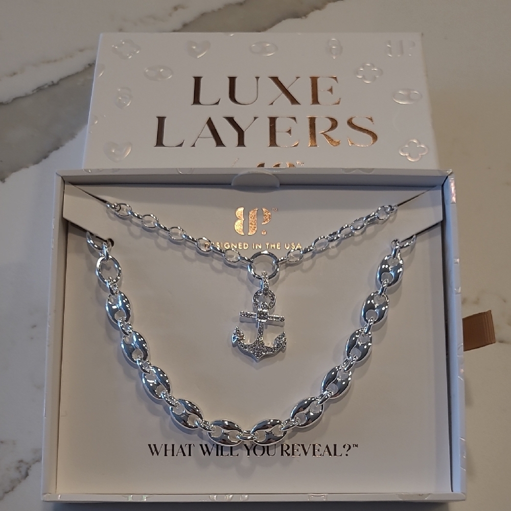 Bomb Party Luxe Layer Necklace-- THE ANCHOR